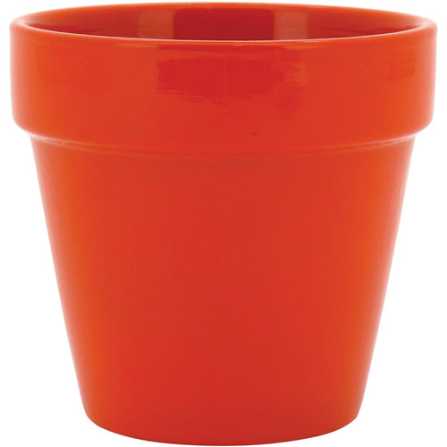 Cachepô Terracota Laranja Tiesto 9x9x9cm para Plantas Decorativas