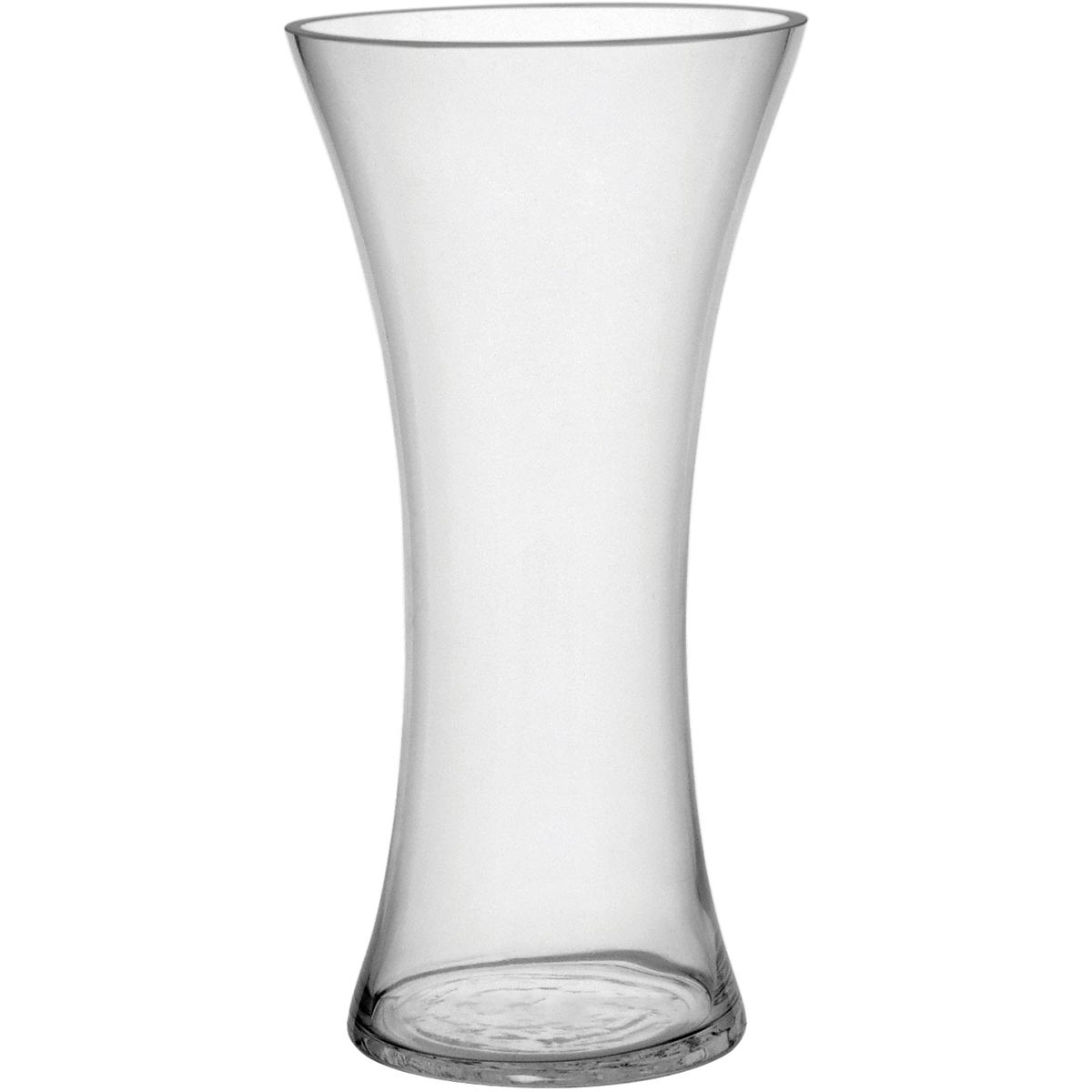 Vaso de Vidro Transparente Charlise 30x15cm para Flores e Decoração