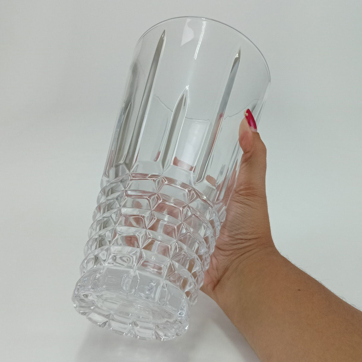 Vaso Decorativo Cristal Transparente Laurent 24x14cm Eco