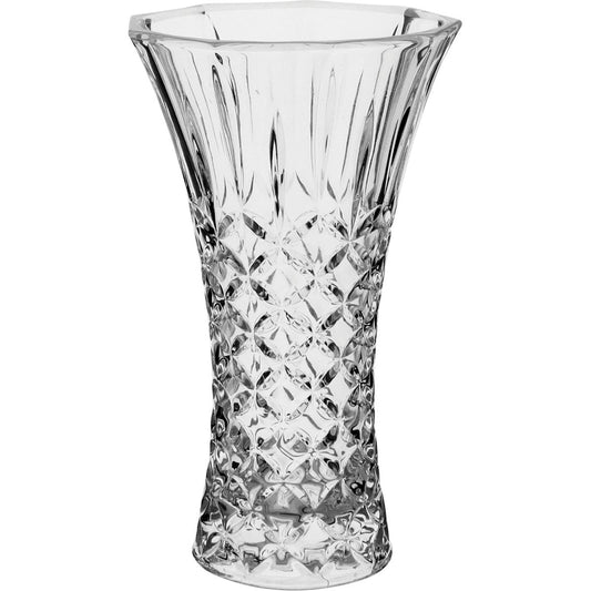 Vaso Loretta de Vidro Transparente 24x14cm - Decoração Elegante