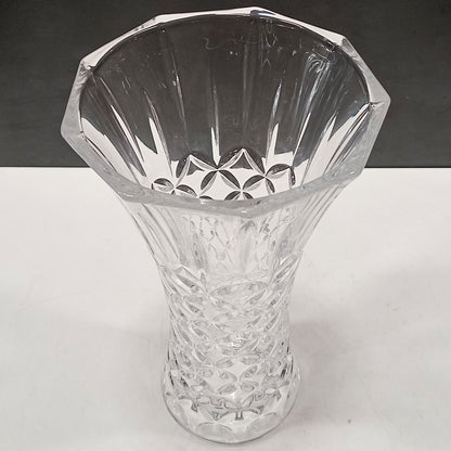 Vaso Loretta de Vidro Transparente 24x14cm - Decoração Elegante