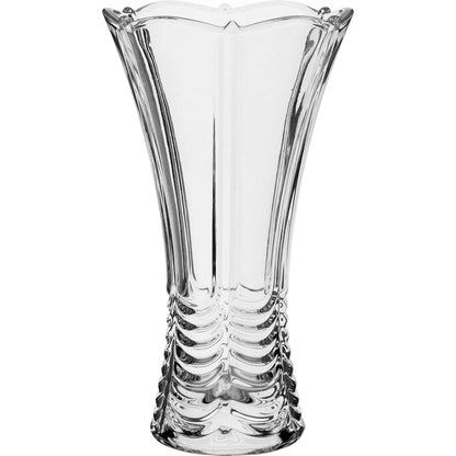 Vaso de Vidro Transparente Brine 23x13cm para Flores e Decoração