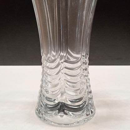 Vaso de Vidro Transparente Brine 23x13cm para Flores e Decoração