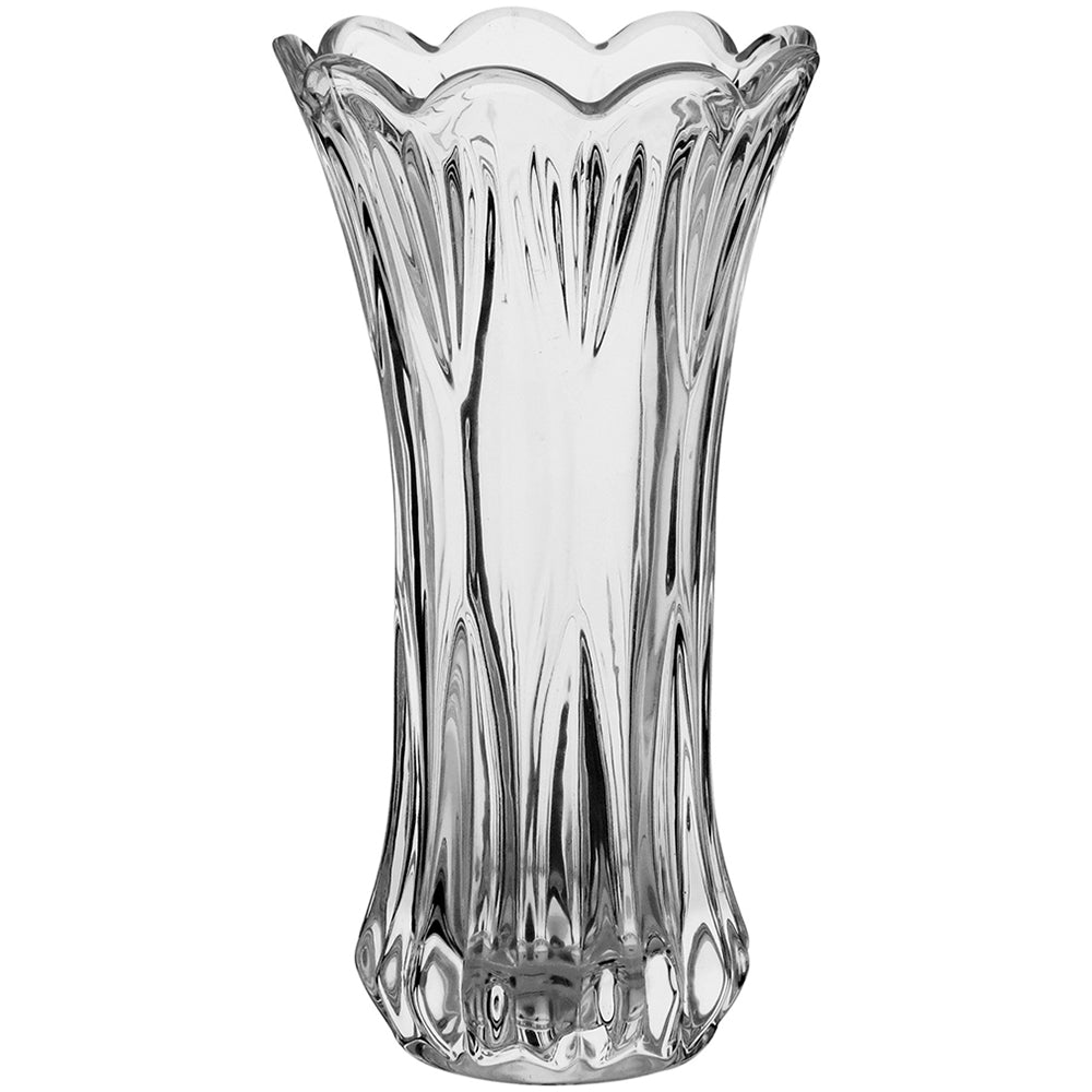 Vaso de Vidro Transparente Lilie 19x10cm para Arranjos Florais