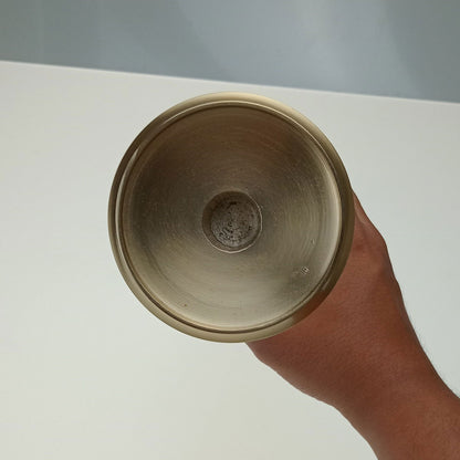 Castiçal Porta Velas Dourado Home&Co Sanctur Metal 31,5cm Lustrado