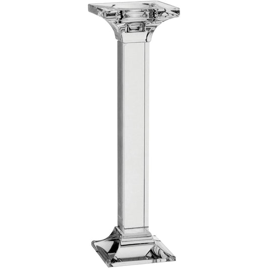 Castiçal Cristal Transparente Spectrum 25x7x7cm para Velas