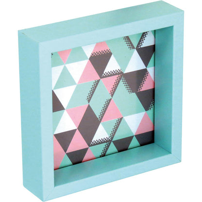 Porta-Retratos Home&Co Virchow Plástico 17x17cm Colorido