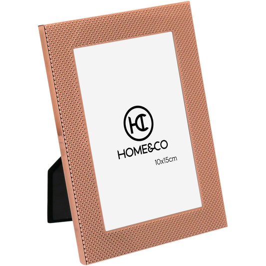 Porta-retratos 10x15cm Home&Co Marietas Metal Cobre 18x13x1cm