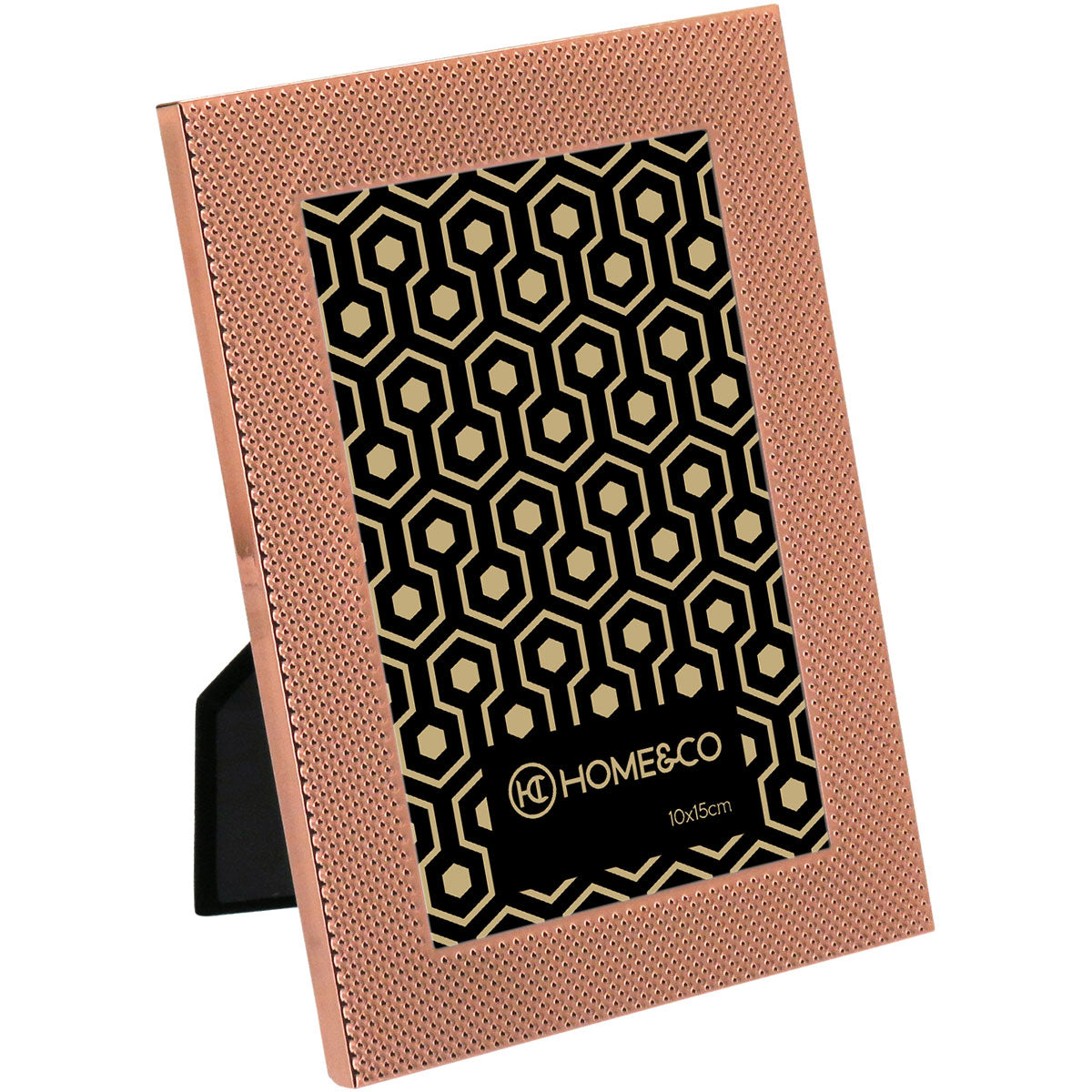Porta-retratos 10x15cm Home&Co Marietas Metal Cobre 18x13x1cm
