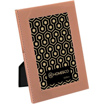 Porta-retratos 10x15cm Home&Co Marietas Metal Cobre 18x13x1cm