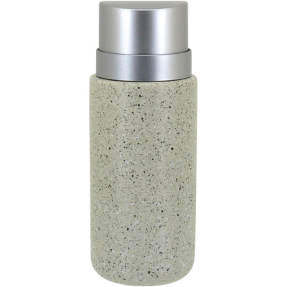 Porta Sabonete Líquido Cerâmica Clássica Bege 260ml 16x8x6cm