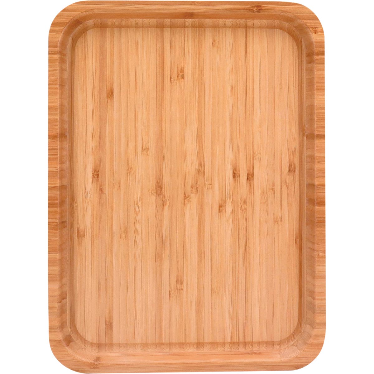Bandeja Decorativa de Bambu Natural 3x40x30cm - Elegante e Funcional