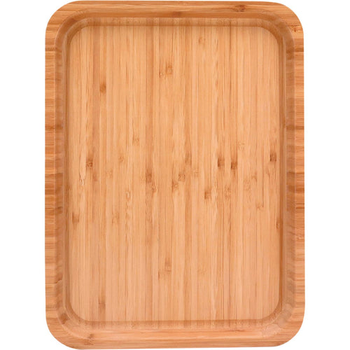 Bandeja Decorativa de Bambu Natural 3x40x30cm - Elegante e Funcional
