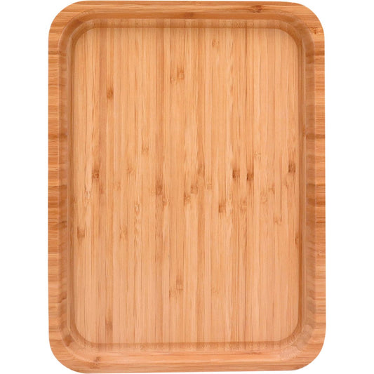 Bandeja Decorativa de Bambu Natural 3x40x30cm - Elegante e Funcional