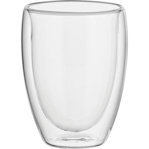 Caneca Clear em Vidro Borossilicato 270ml Parede Dupla Transparente
