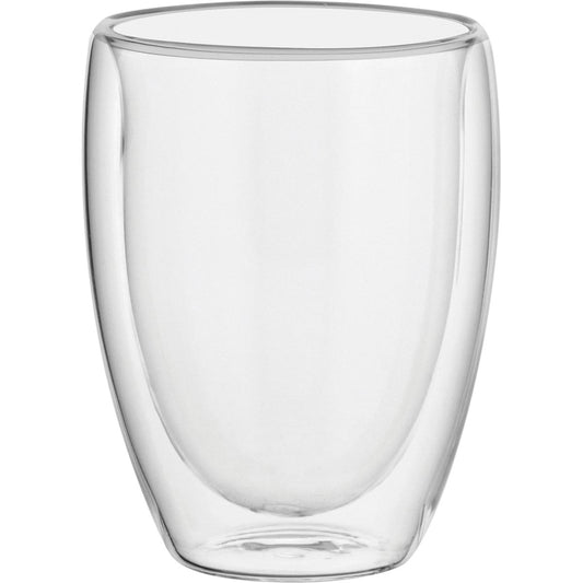 Caneca Clear em Vidro Borossilicato 270ml Parede Dupla Transparente