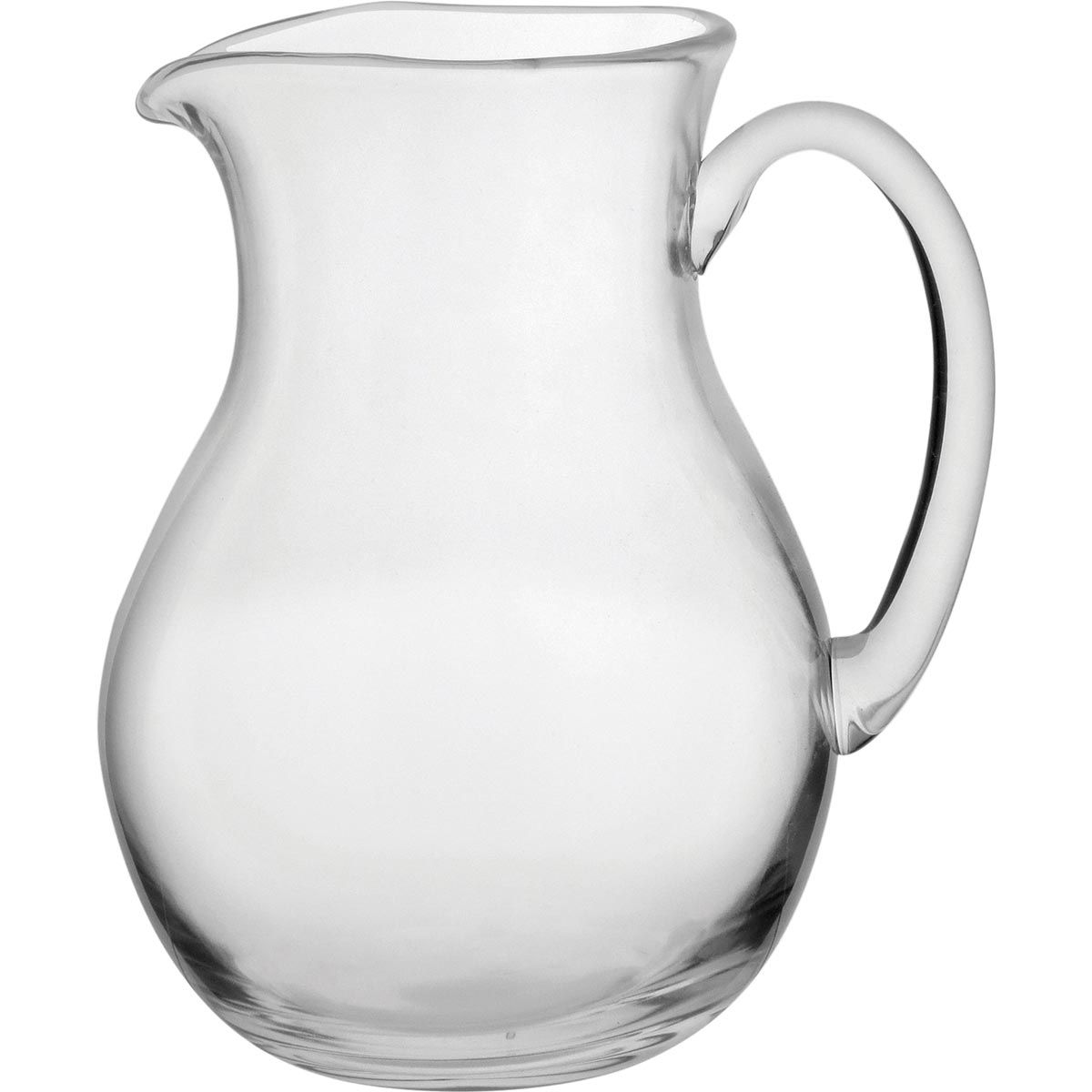 Jarra de Vidro 2,5L Transparente com Bico Antiderrame 23x22x17cm