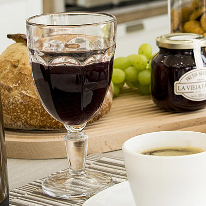 Jogo 6 Taças de Água Gavin Vidro 310ml Transparente 17x9x9cm