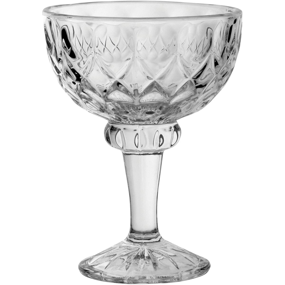 Conjunto 6 Taças Coquetel Coupe Angelica Vidro 150ml Transparente