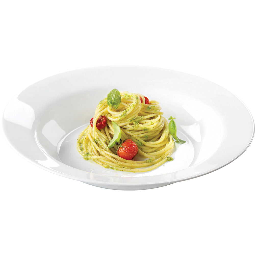 Prato de Pasta Bormioli Rocco Grangusto Vidro Temperado Branco 29cm