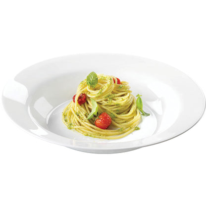 Prato de Pasta Bormioli Rocco Grangusto Vidro Temperado Branco 29cm