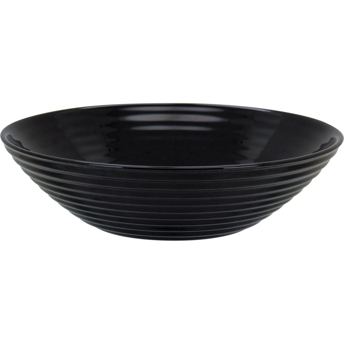 Saladeira Luminarc Harena Vidro Temperado Preto 450ml 16x16cm