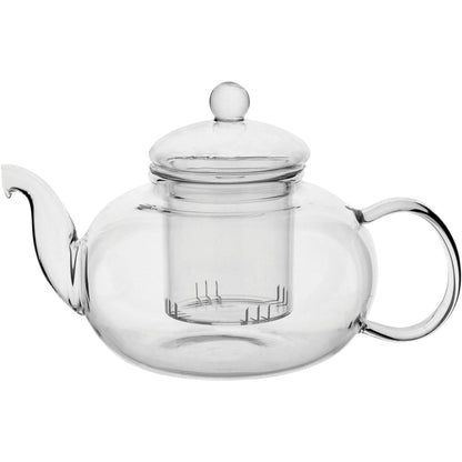 Chaleira de Vidro Borossilicato com Infusor Clear 600ml Transparente