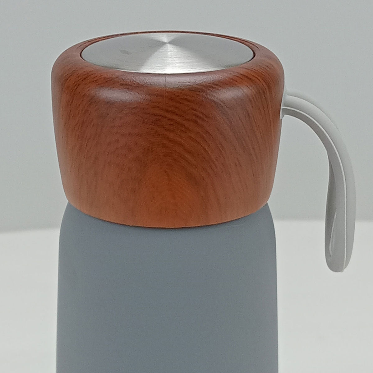 Garrafa Térmica Inox 500ml Delicate Cinza Parede Dupla Isolante