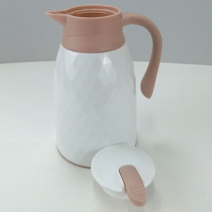 Garrafa Térmica Khenze Ampola 1L Plástico Branco 25x16x13cm