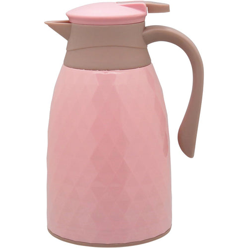Garrafa Térmica Khenze Ampola 1L Plástico Rosa 25x17x13cm