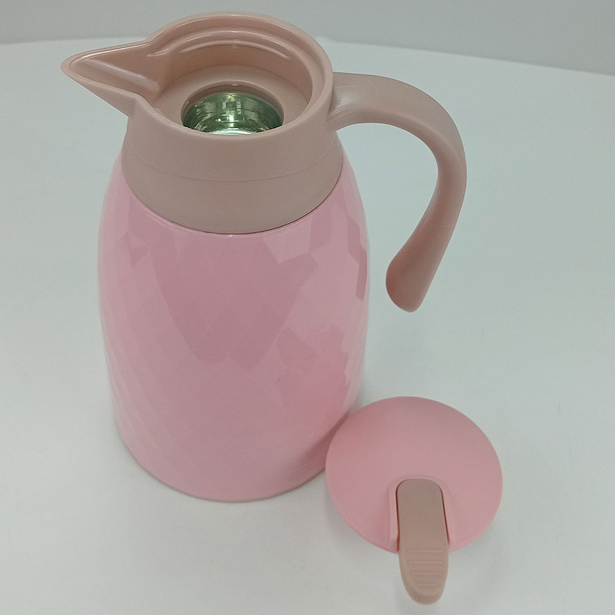 Garrafa Térmica Khenze Ampola 1L Plástico Rosa 25x17x13cm