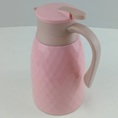 Garrafa Térmica Khenze Ampola 1L Plástico Rosa 25x17x13cm