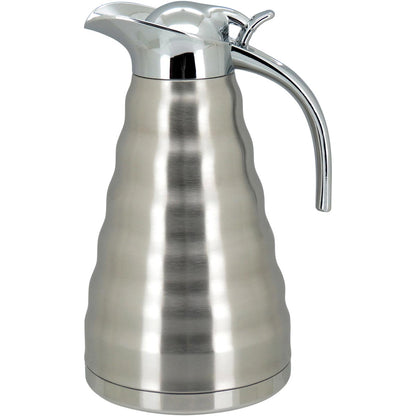 Garrafa Térmica Inox Muller 1,6L Parede Dupla Prata 26x19x15cm