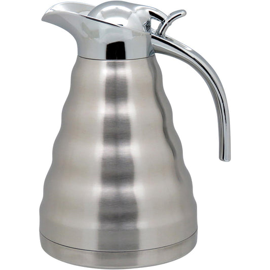 Garrafa Térmica Muller Inox 1,2L Parede Dupla Prata 22,5cm