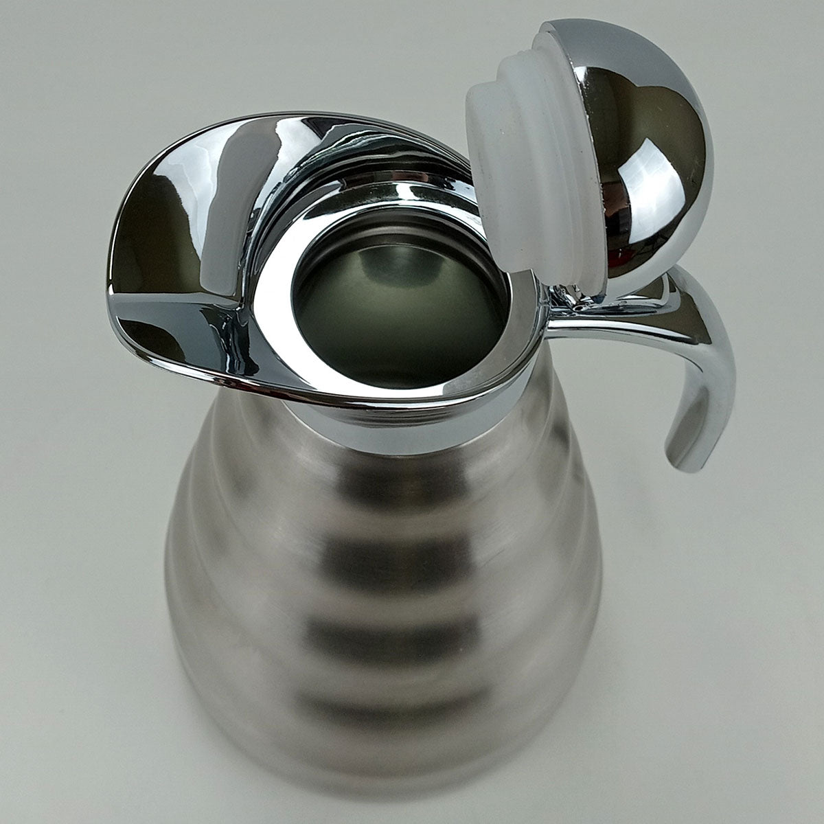 Garrafa Térmica Muller Inox 1,2L Parede Dupla Prata 22,5cm