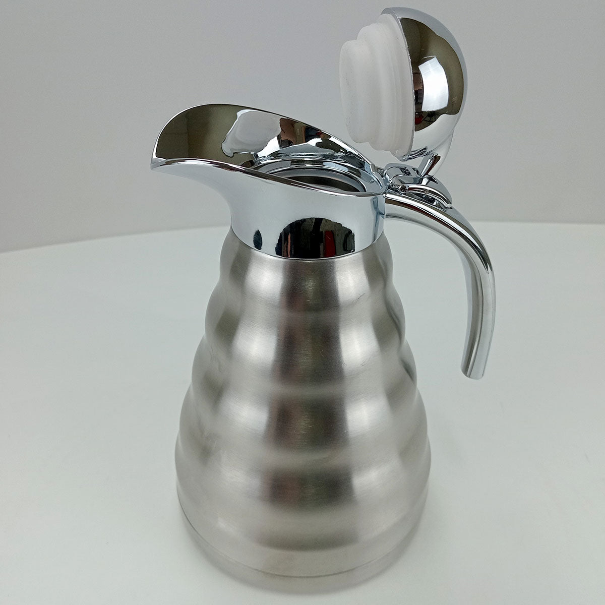 Garrafa Térmica Muller Inox 1,2L Parede Dupla Prata 22,5cm