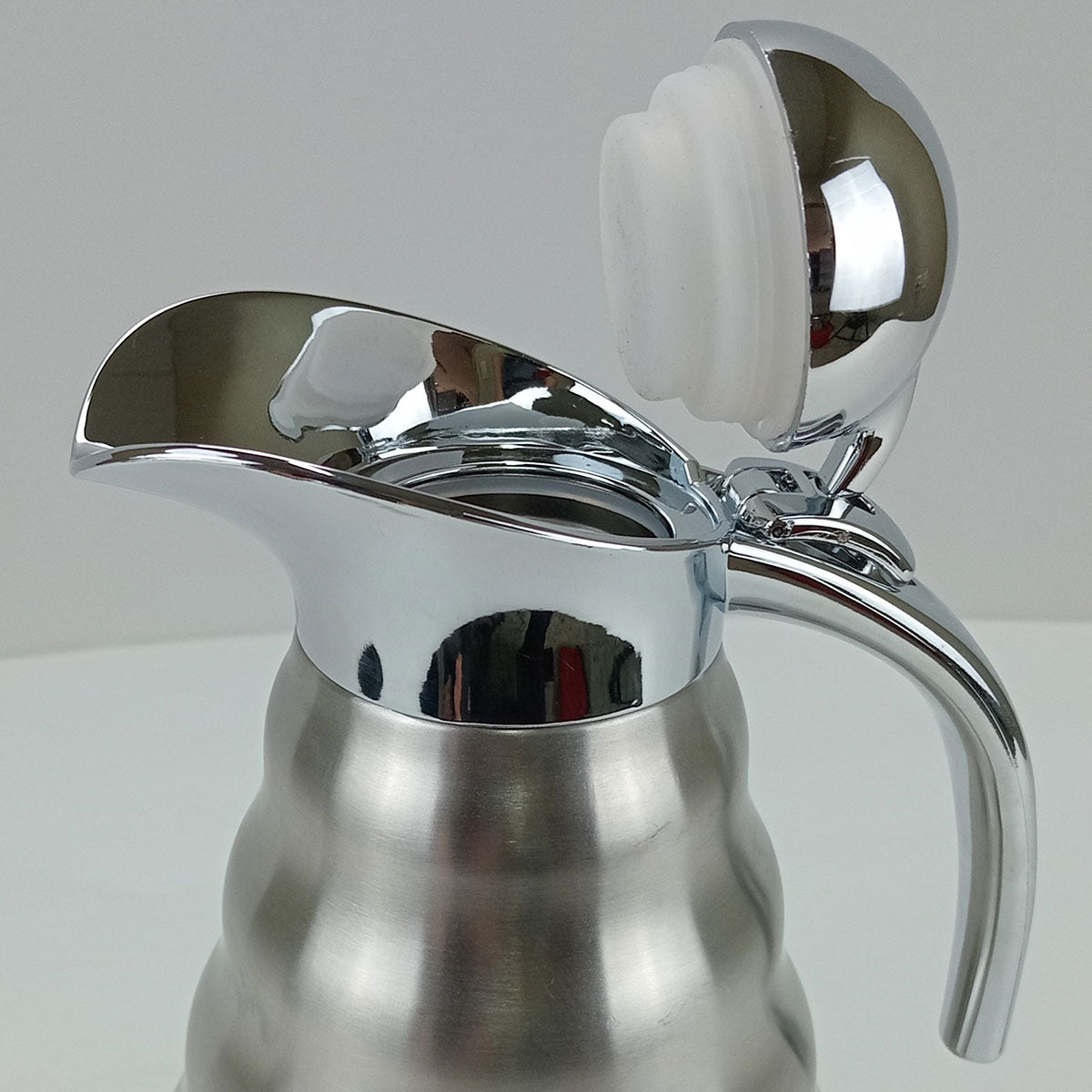 Garrafa Térmica Muller Inox 1,2L Parede Dupla Prata 22,5cm