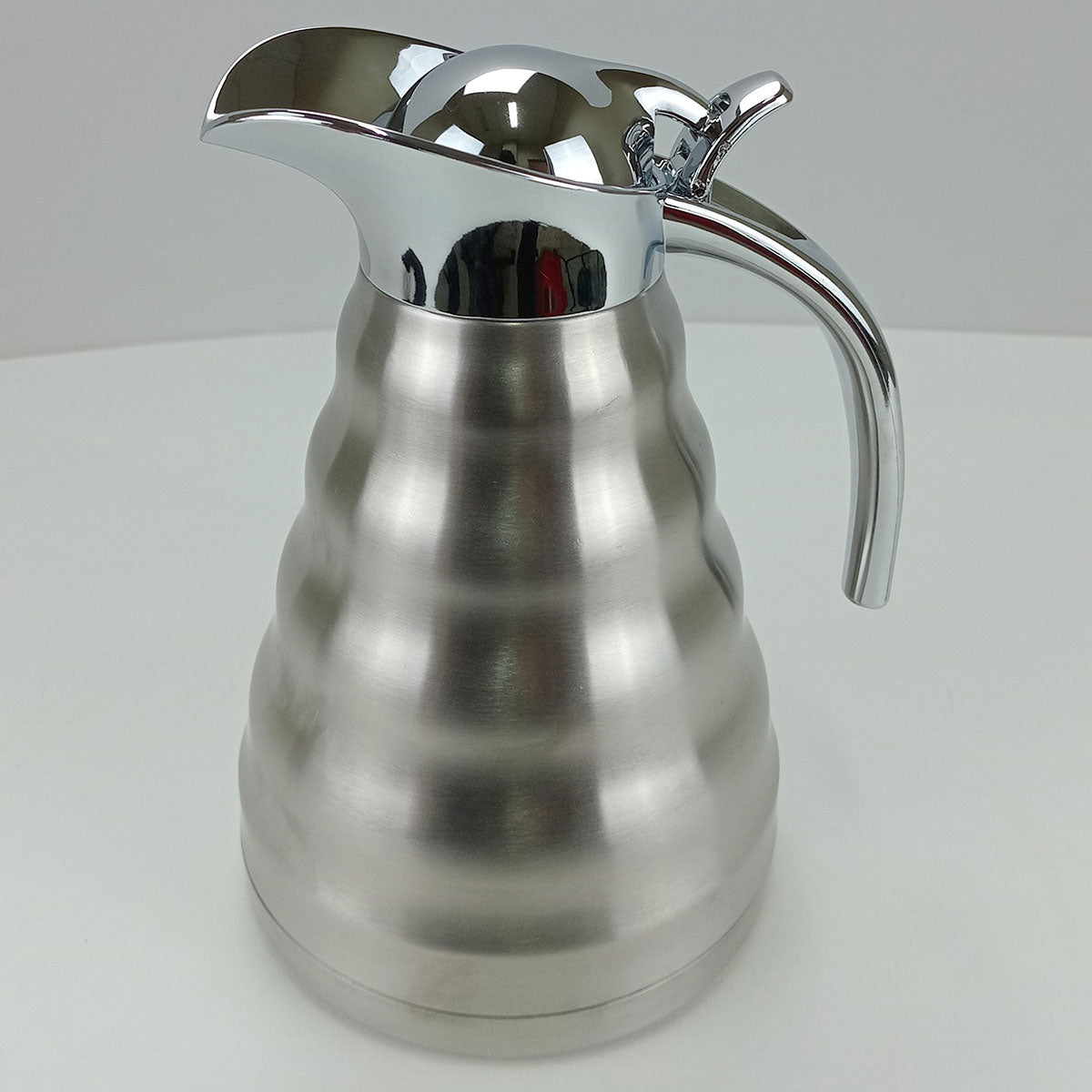 Garrafa Térmica Muller Inox 1,2L Parede Dupla Prata 22,5cm
