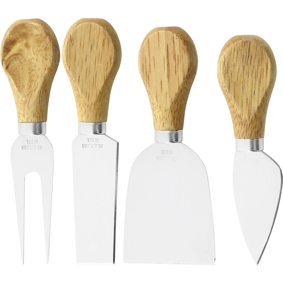 Conjunto de Facas de Queijo Cheesy Inox 4 Peças - Alta Qualidade