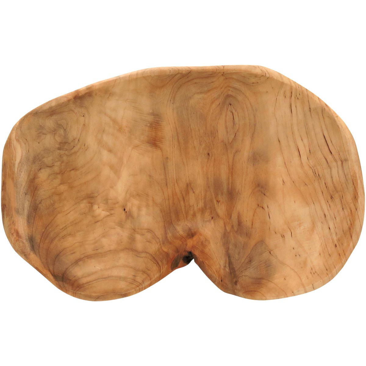 Tábua Para Servir Madeira Natural 5x40x25cm - Design Rústico