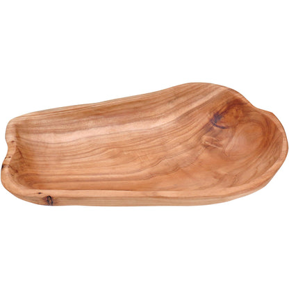 Centro de Mesa Decorativo Madeira Natural 5x33x21cm Wood