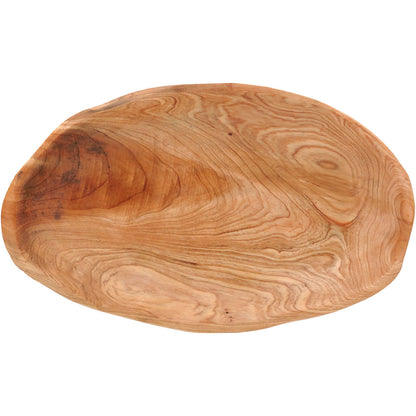 Centro de Mesa Decorativo Madeira Natural 5x33x21cm Wood