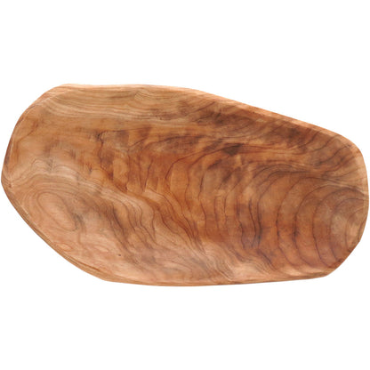 Centro de Mesa Decorativo Madeira Natural 5x33x21cm Wood