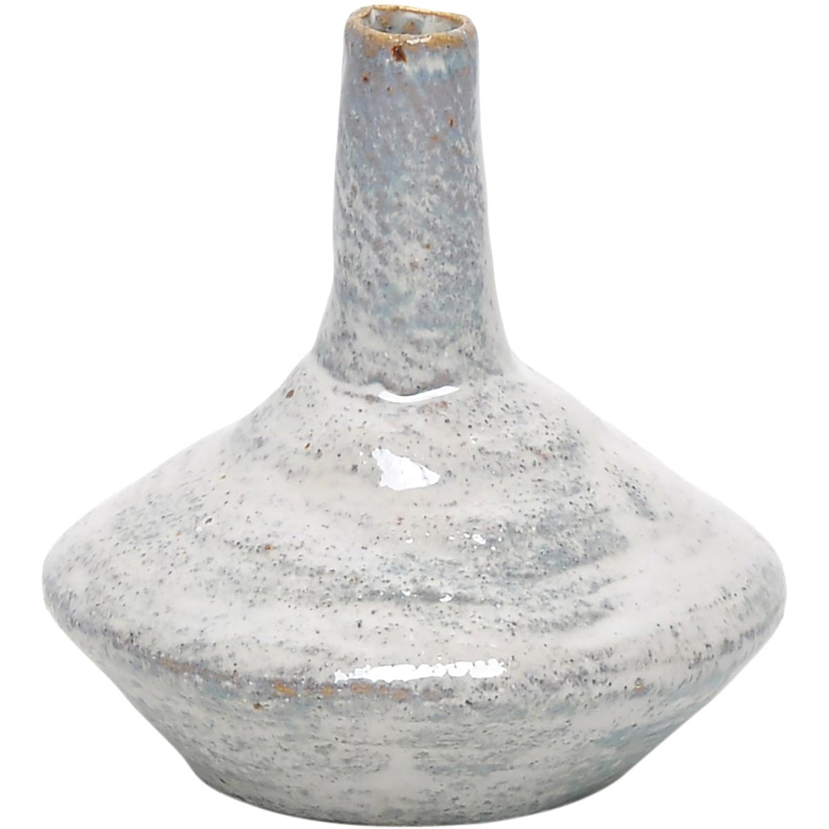 Garrafa Decorativa Cerâmica Cinza Home&Co Sia 15x14x14cm