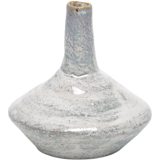 Garrafa Decorativa Cerâmica Cinza Home&Co Sia 15x14x14cm