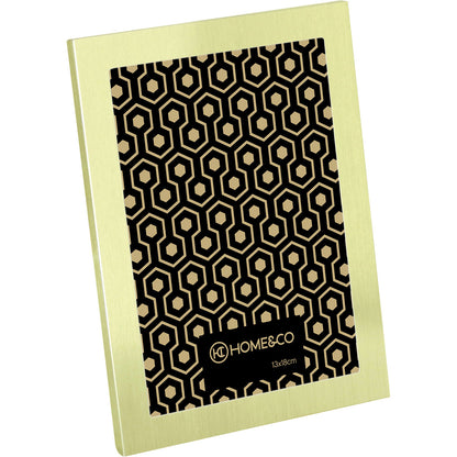 Porta-retratos Dourado Home&Co Veltz Alumínio 13x18cm 20x15x8cm