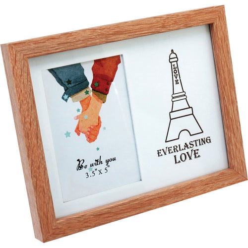 Porta-retratos MDF Zola 8x13 cm Bege 22x18x2 cm Decorativo