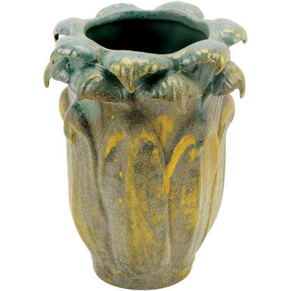 Vaso Decorativo Cerâmica Home&Co Chryso Verde 21x16x16cm