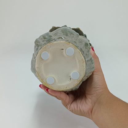 Vaso Decorativo Cerâmica Home&Co Chryso Verde 21x16x16cm