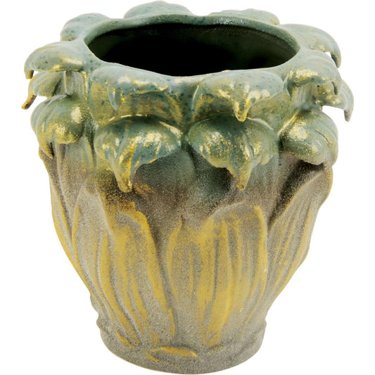 Vaso Decorativo Home&Co Chryso Cerâmica Verde 17x17x16,5cm